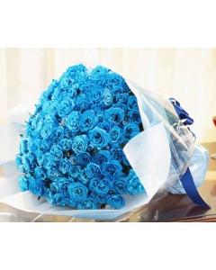 100 Blue Rose Kisses
