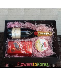 Moet Chandon Lindt brie cheese gifts
