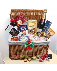 Happy New year Moet Chanton and red wine Hamper 