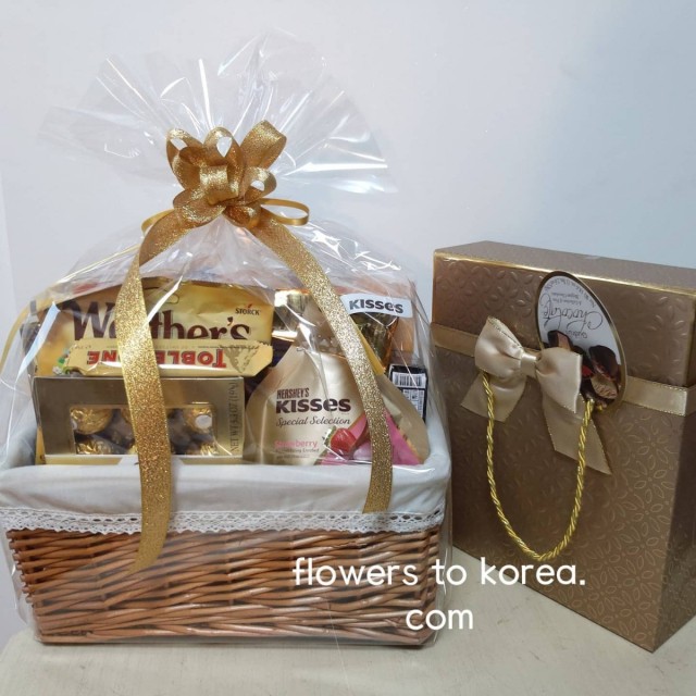 Golden Love Gift Basket