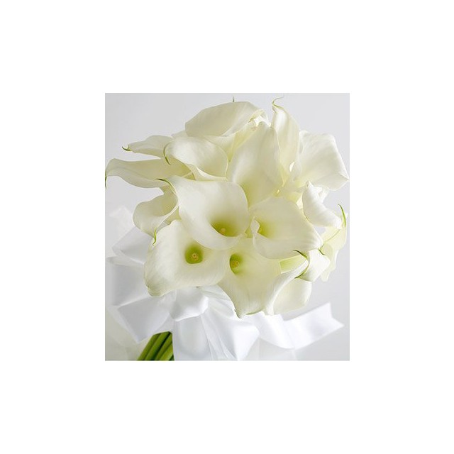 12 Calla Lily wedding bouquet
