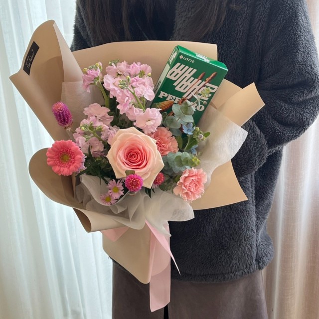 pepero flowers bouquet