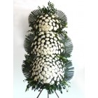 Funeral 3 Step Spray Chrysanthemum