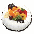 Fruits Cake(with flower sale)