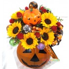 Halloween arrangement with Pumpkin