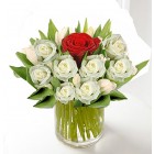 Only You white Roses Bouquet