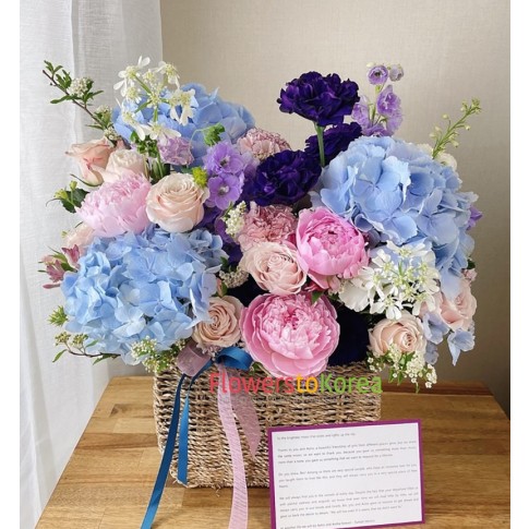 Peonies & Hydrangea Special bouquet at May
